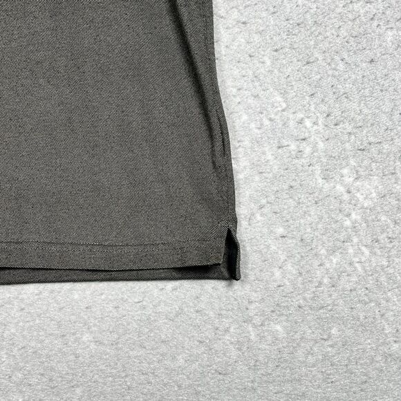 J Lindeberg Polo Golf Shirt Mens Size Small Gray Short Sleeve Collared Logo - Picture 6 of 12